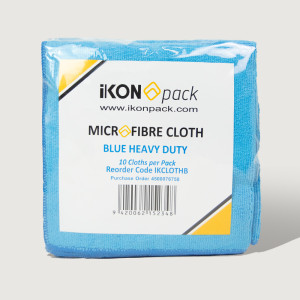 iKON Blue Microfibre Cloth Carton of 80